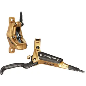 TRP TRP, DH-R EVO, MTB Hydraulic Disc Brake, Right, Post mount, Disc: Not included, 320g, Gold