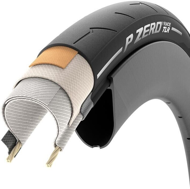 Pirelli Pirelli, PZero Race TLR, Road Tire, 700 x 28C, Folding, Tubeless Ready, SmartEVO, 127TPI, Black