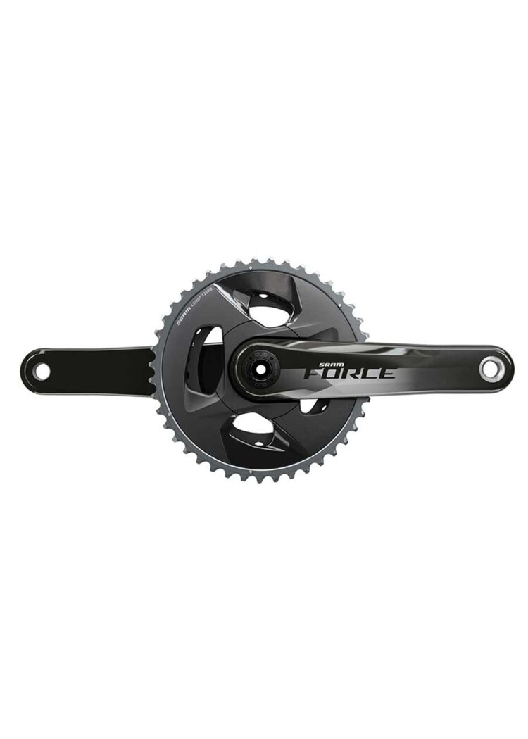 SRAM Force AXS, Crankset, Speed: 12, Spindle: 28.99mm, BCD: 107, 48/35, DUB, 170mm, Black Gloss, Road