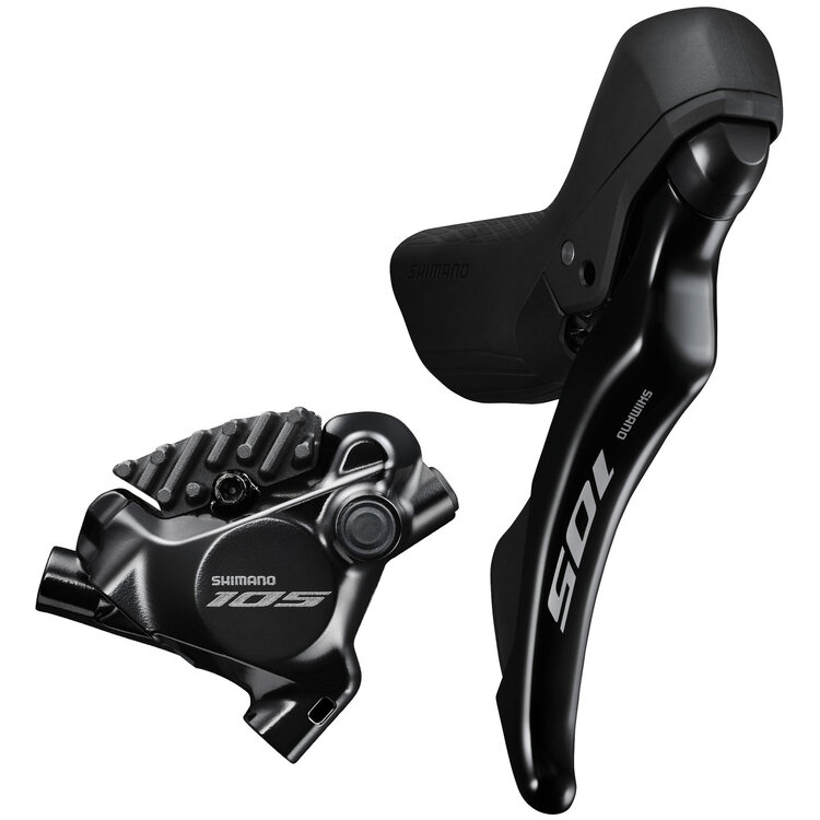 Shimano 105 ST-R7120 / BR-R7170, Road Hydraulic Disc Brake, Rear, Flat mount, 160mm, Black, IR71202DRRDSC170A