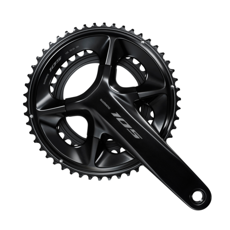 Shimano 105 FC-R7100, Crankset, Speed: 12, Hollowtech II, 172.5mm, Black, Road Disc, IFCR7100DX26