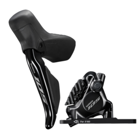 Shimano DISC BRAKE ASSEMBLED SET/J-KIT, 105 DI2, ST-R7170 (L), BR-R7170 (F), FOR 160MM ROTOR, RESIN PAD (W/FIN), W/CONNECTER INSERT, 1000MM (SM-BH90 BLK)