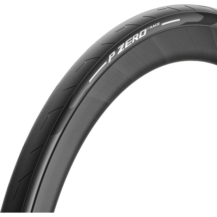 Pirelli PZero Race, Road Tire, Folding, Clincher, SmartEVO, TechBELT, 127TPI, Made in Italy, (WHITE)