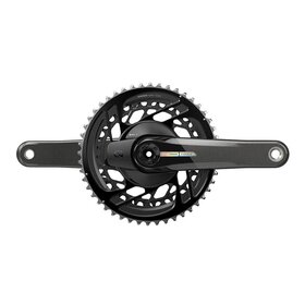 SRAM Force D2 2x, Power Meter Crankset, Speed: 12, Spindle: 28.99mm, BCD: Direct Mount, 48/35, DUB, 175mm, Black, Road Disc