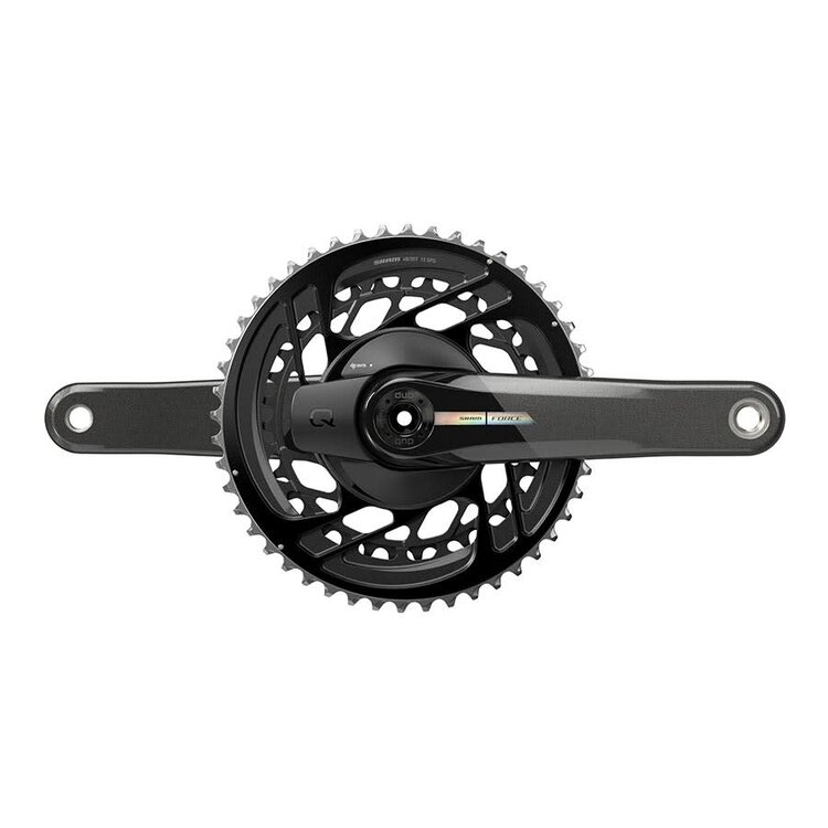 SRAM Force D2 2x, Power Meter Crankset, Speed: 12, Spindle: 28.99mm, BCD: Direct Mount, 48/35, DUB, 175mm, Black, Road Disc