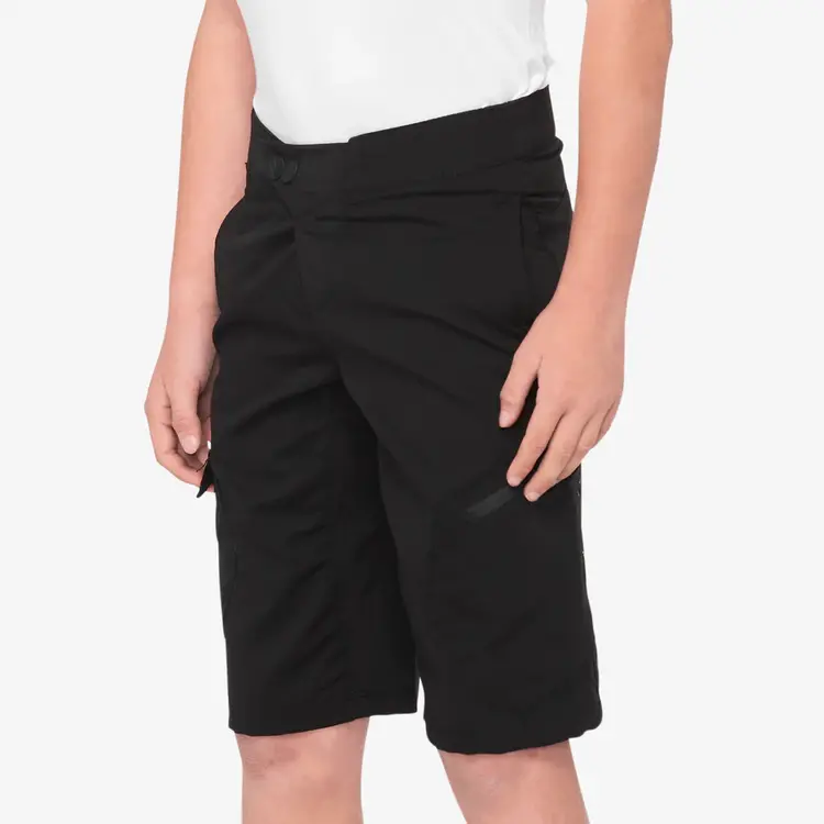 100 Percent RIDECAMP Youth Shorts (Black) - Size 26
