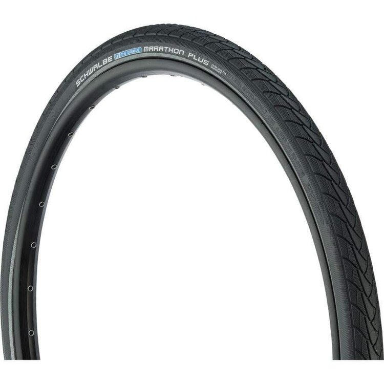 Schwalbe Marathon Plus Tire 27.5 x 1.50 (40-584) Black, Reflective Strip, Smart Guard, Endurance, Wire