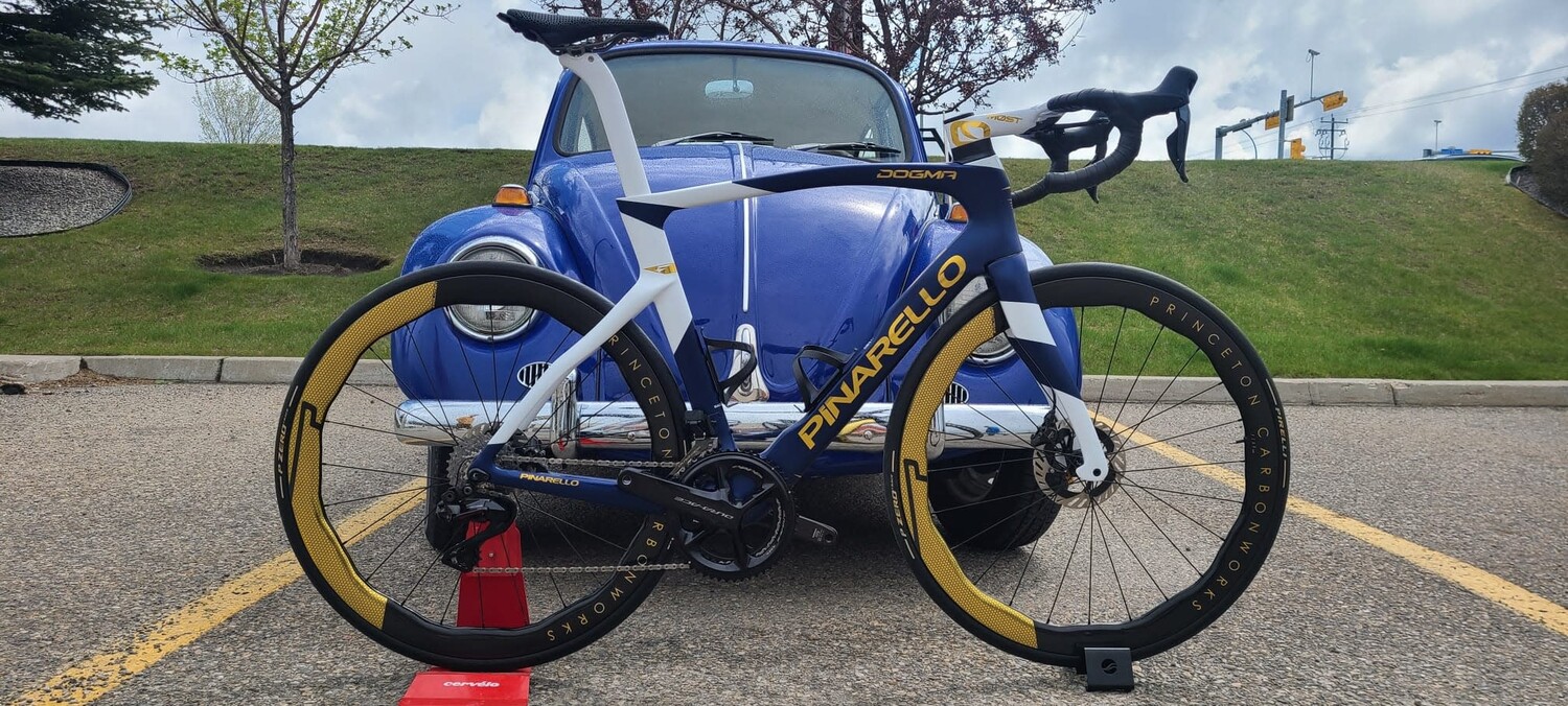 Pinarello Dogma F MyWay Navy Gold Crystal White 57.5