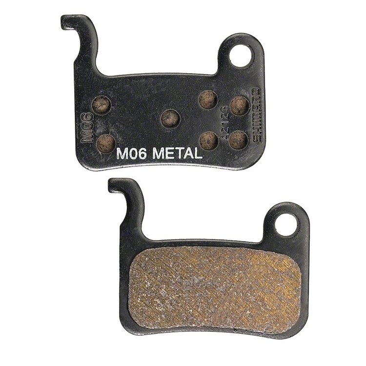 Shimano M06 A-Type, Disc Brake Pads, Shape: Shimano A-Type, Metallic, Pair, IBPM06MXA