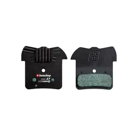 SwissStop Exotherm2 27, Disc Brake Pads, Shape: Shimano D-Type/H-Type, XTR-M9120, XT-M8120, SLX M7120, SAINT 820, DEORE M6102, Organic, Pair