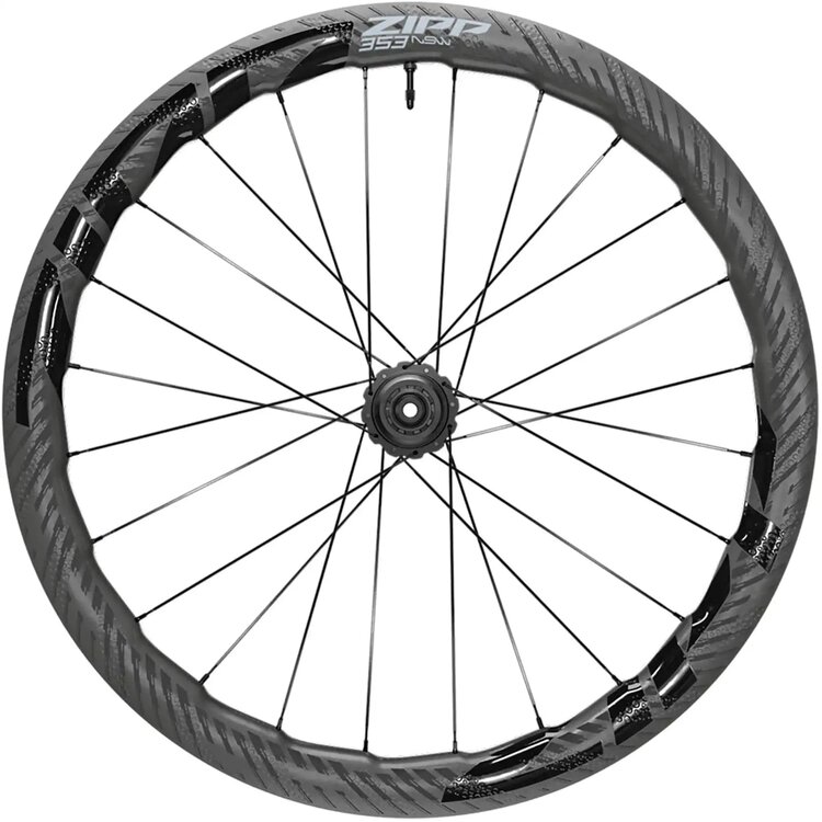 Zipp 353 NSW Tubeless Disc A1, Wheel, Rear, 700C / 622, Holes: 24, 12mm TA, 142mm, Disc Center Lock, Shimano HG 11