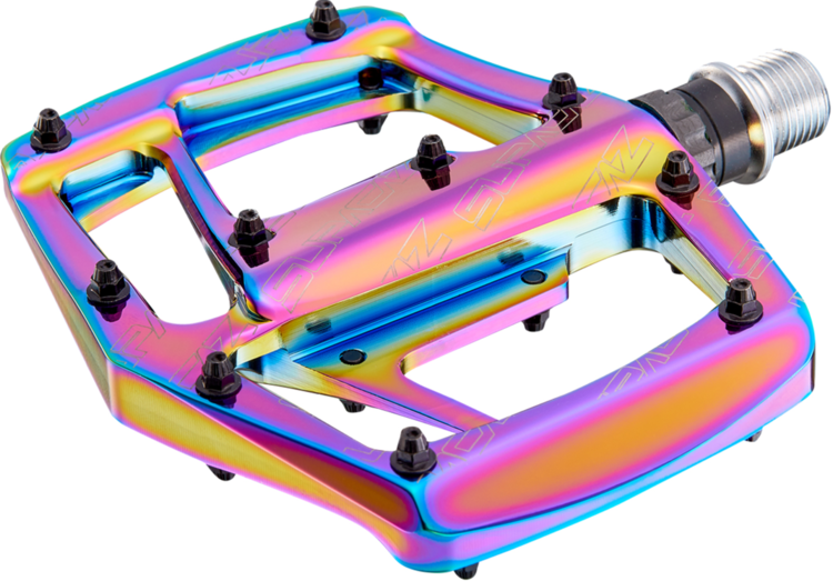 Supacaz Supacaz, ePedal, Platform Pedals, Body: Aluminum, Spindle: Cr-Mo, 9/16'', Multicolor, Pair