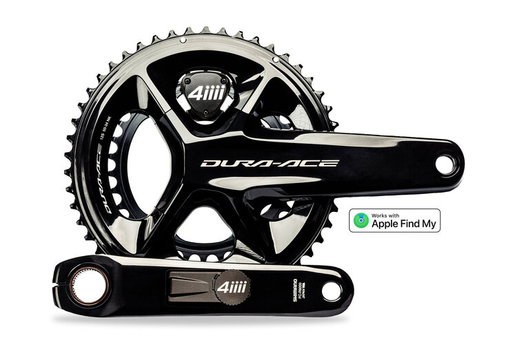 Shimano Dura-Ace R9200 52/36 172.5mm Crank, 4iiii Dual power meter gen 3 with apple find My