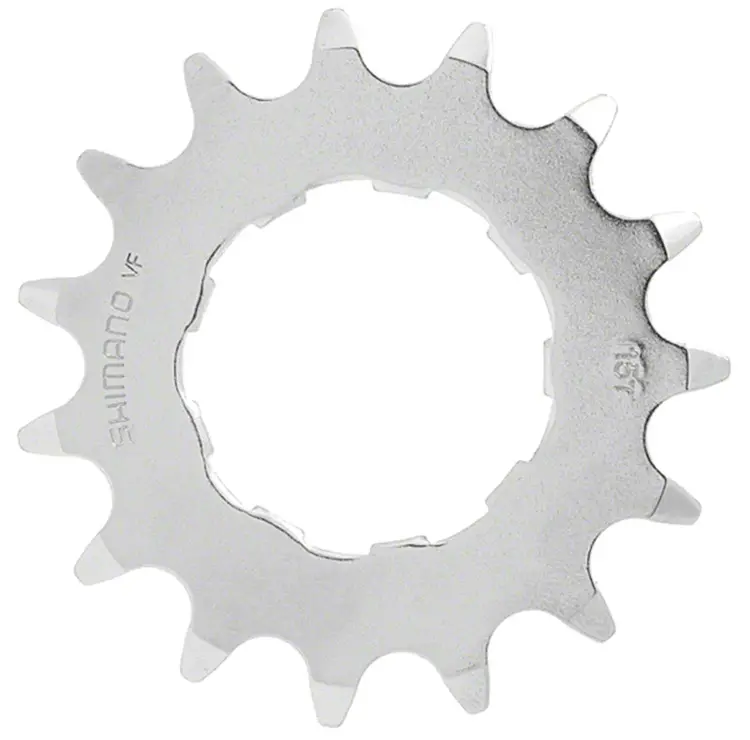 Shimano CASSETTE SPROCKET, SHIMANO DX(98)CS-MX66 SINGLE 18T CHROME PLATED W/O SPACER & LOCK RING