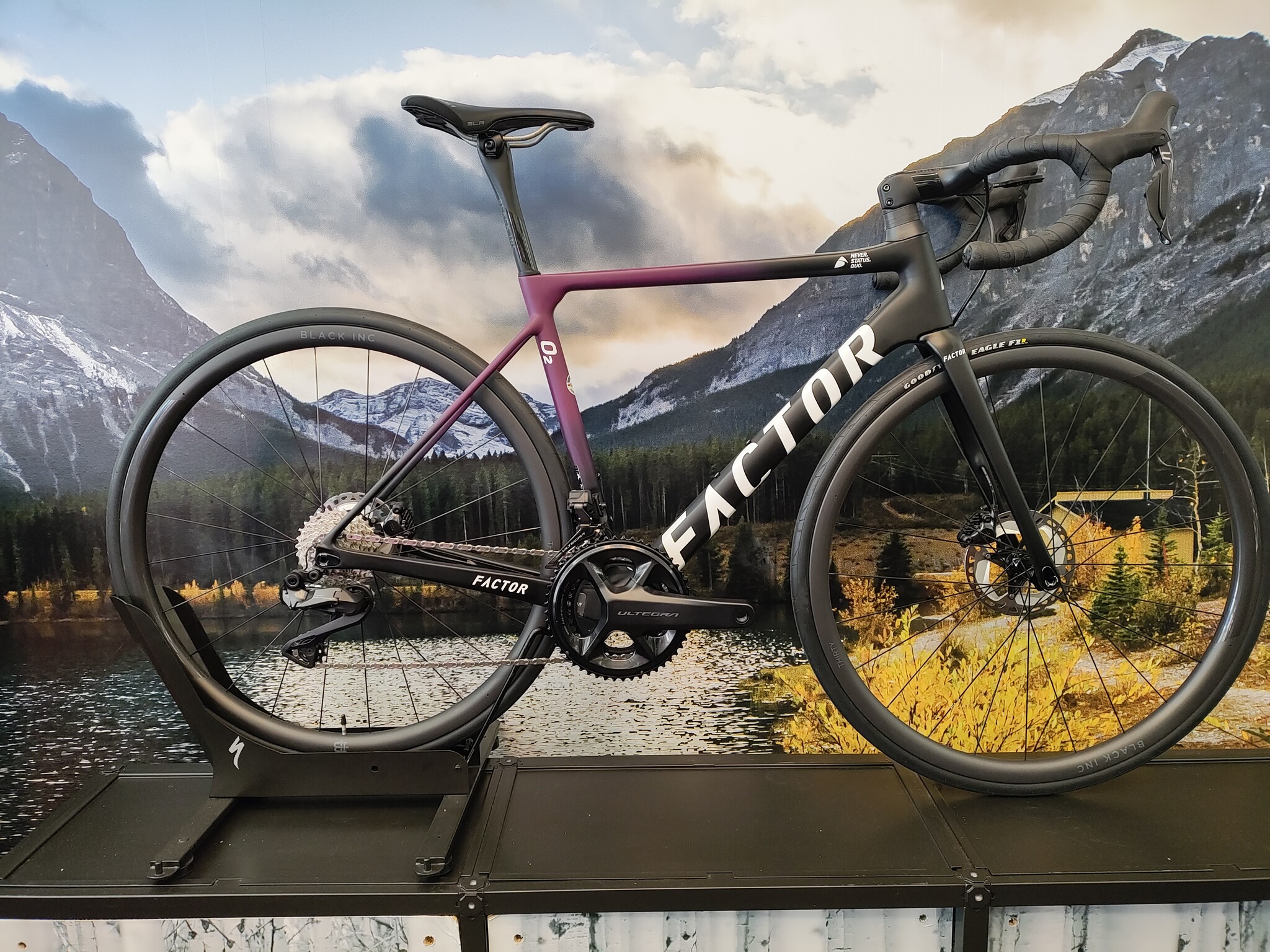 【再入荷】 12 UDi2 Shimano 52cm O2 Factor 2023 speed Thirty Inc Black 自転車本体