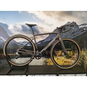 Specialized Diverge Comp Carbon - Gun Metal/White/Chrome - 56 cm