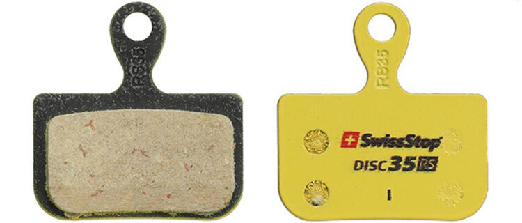 SwissStop Disc 35 RS, Disc Brake Pads, Shape: SRAM Level/2 Piece Road, Organic, Pair