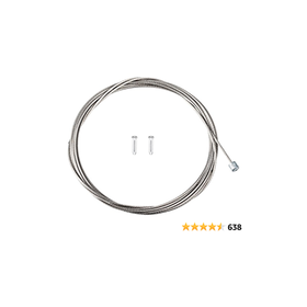 Jagwire Slick, Derailleur cable, SRAM/Shimano, Stainless, 4445mm (tandem)