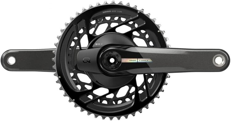 SRAM Force D2 2x Power Meter Kit, Power Meter Crankset, Speed: 12, Spindle: 28.99mm, BCD: Direct Mount, 46/33