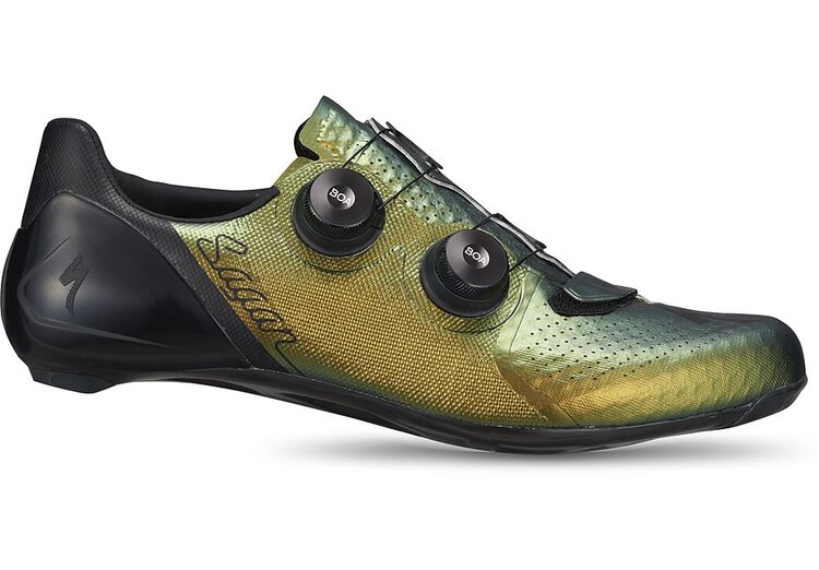 Specialized S-Works 7 Road Shoes - Sagan Collection: Disruption GREEN (SIZE 45)