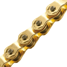 KMC KMC Chain HL1 Wide x 100L, Gold, Half Link, Single Speed Chain