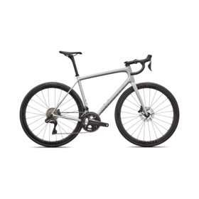 Specialized 2026 Aethos Comp - 56 (Gloss Dolomite Metallic / Blue Pearl Over Shadow Silver)