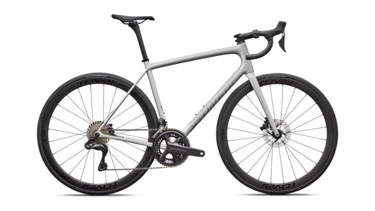 Specialized 2026 Aethos 2 Expert - 56 (Gloss Dolomite Metallic / Blue Pearl Over Shadow Silver)