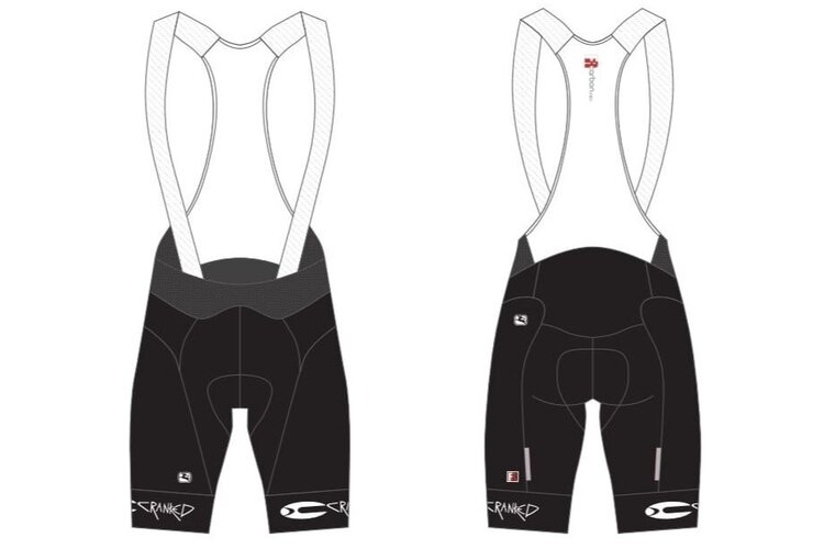 Giordana 2025 Cranked Team Kits FRC BIB MEN'S (SIZE: MEDIUM)