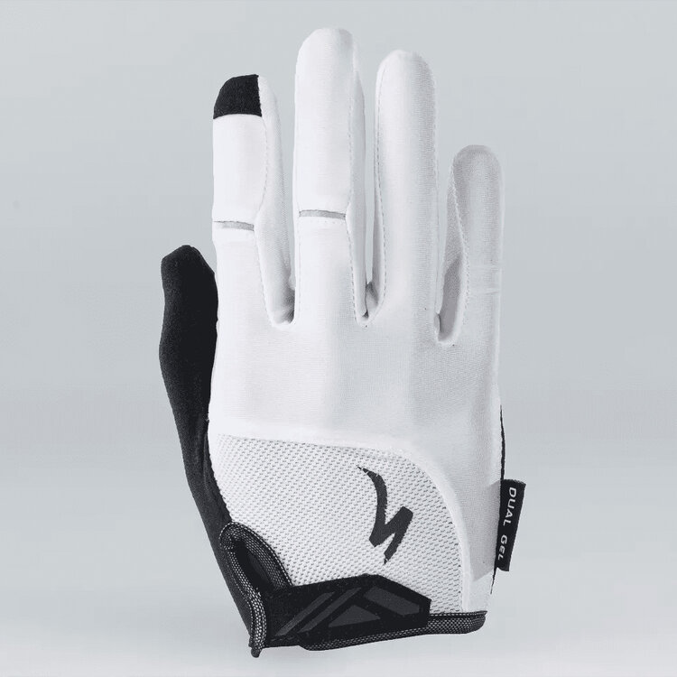 Specialized BG DUAL GEL GLOVE LF WOMEN'S WHITE (LARGE)