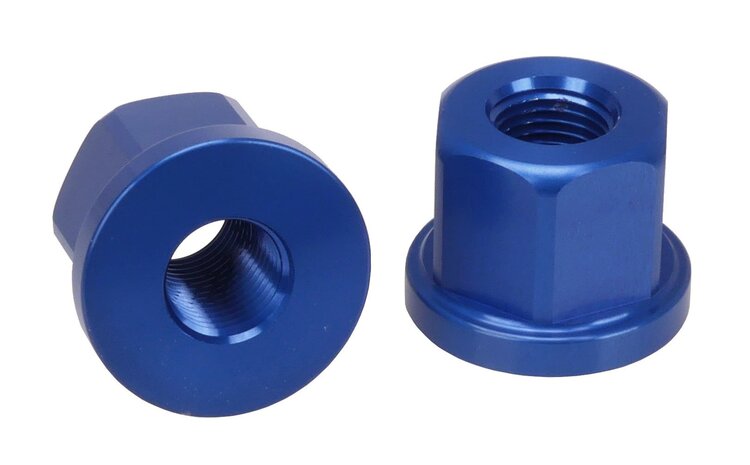 1664 1664 Alloy Axle Nuts (Blue)