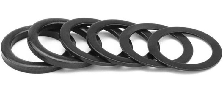 Mission BB Spacers 19mm Black