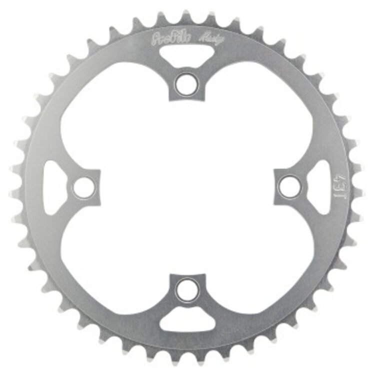 Profile 4 Bolt 104mm/BCD BMX Chainring - 46T - Silver