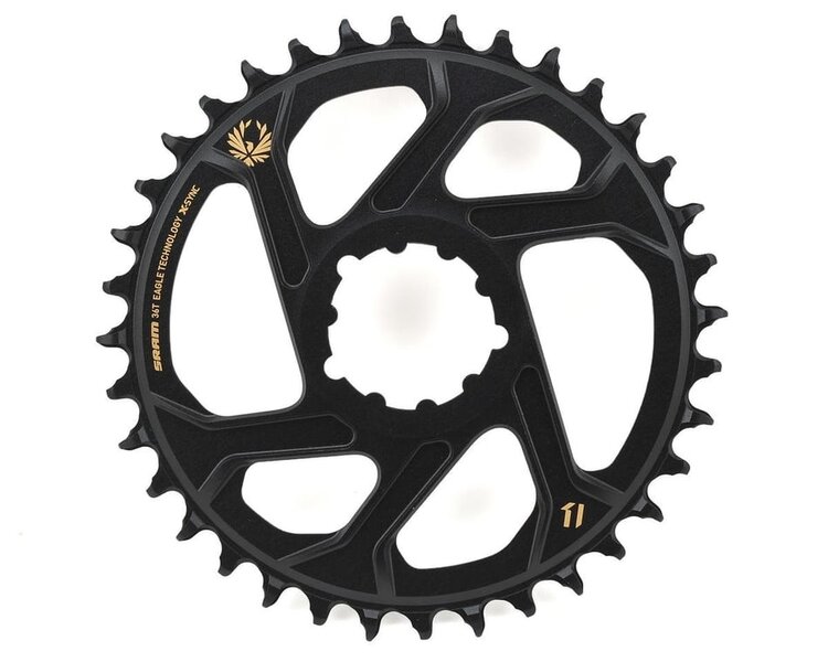 SRAM X-SYNC2 SL EAGLE DIRECT MOUNT CHAINRING 34T BLACK/GOLD