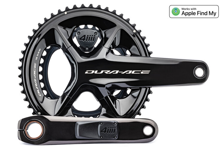 Shimano Shimano Dura-Ace R9200 54-40 170mm Crank, 4iiii Dual Power Meter Gen 3 With Apple Find My