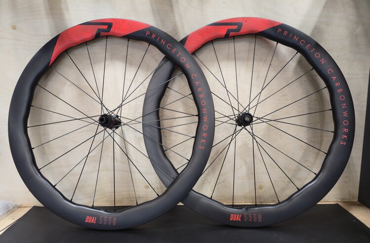 Princeton Carbon Works Princeton Carbonworks Dual 5550 Evolution XDR DT Swiss EXP (Matte Lava) Wheelset