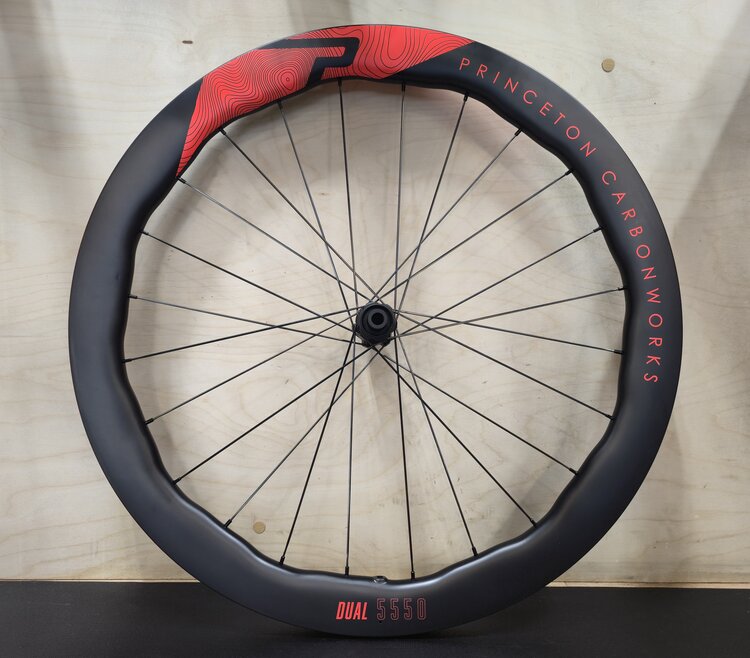 Princeton Carbon Works Princeton Carbonworks Dual 5550 Evolution XDR DT Swiss EXP (Matte Lava) Wheelset