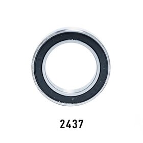 Wheels Manufacturing Wheels Manufacturing, Angular Contact, Sealed Cartridge Bearing, MR 2437, 24x37x7mm, Steel