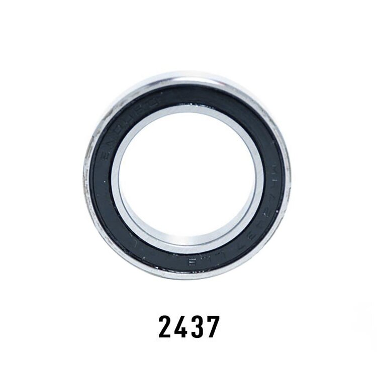 Wheels Manufacturing Wheels Manufacturing, Angular Contact, Sealed Cartridge Bearing, MR 2437, 24x37x7mm, Steel