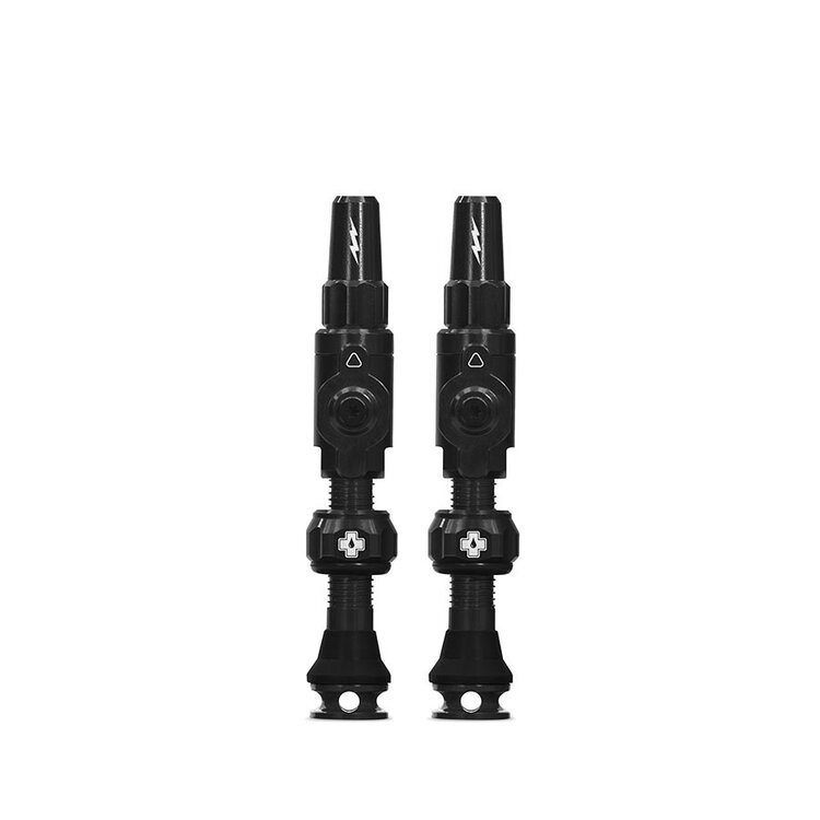 Muc-Off Muc-Off, Big Bore Lite Medium, Tubeless Valve, Presta, 35mm, Black, Pair