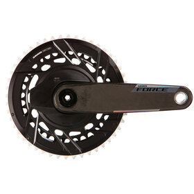 SRAM SRAM, Force 2x Powermeter E1, Power Meter Crankset, Speed: 12, Spindle: 28.99mm, BCD: Thread Mount, 48/35, DUB, 170mm, Black, Road