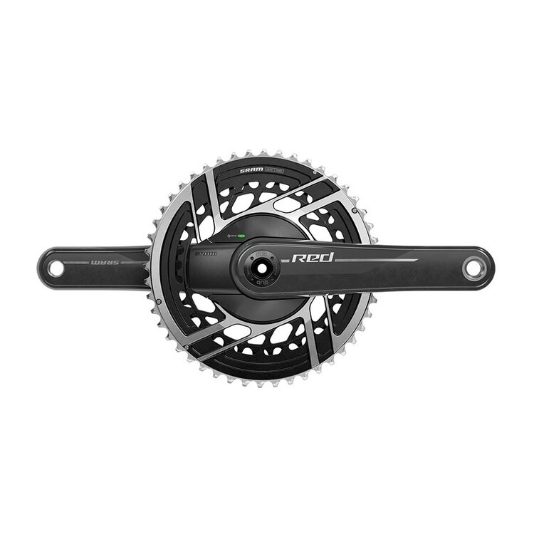 SRAM SRAM, Red AXS 2x Power Meter E1, Power Meter Crankset, Speed: 12, Spindle: 28.99mm, BCD: Direct Mount SRAM 8 Bolt, 48/35, DUB, 175mm, Black, Road