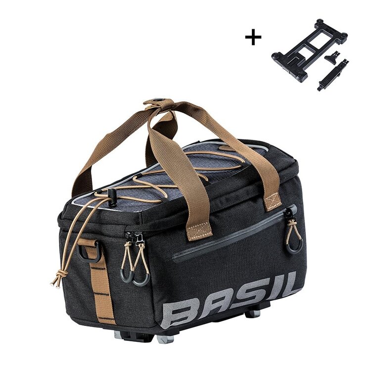 Basil Basil, Miles MIK, Trunk Bag, 7L, Black/Slate