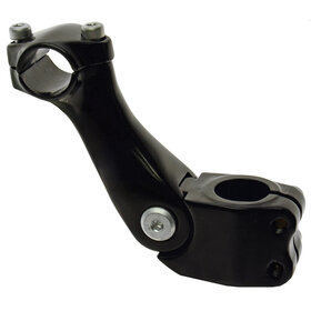 49N 49N ADJ STEM, 1 1/8", 125MM, BLACK, 25.4 clamp
