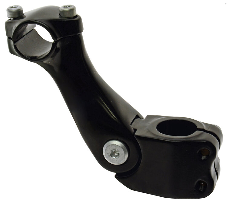 49N 49N ADJ STEM, 1 1/8", 125MM, BLACK, 25.4 clamp