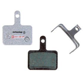 SwissStop SwissStop, Disc 15 E, Disc brake pads, Shape: Deore BR-MT410, M375/485/486/515525/575/615, Auriga, Hylex, Spyre, Orion, Organic, Pair
