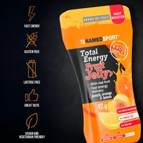 NamedSport Total Energy Fruit Jelly - Peach, Orange & Lemon 42g