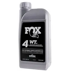 Fox Oil: Suspension Fluid, 4 WT, 1.0 Liter Bottle