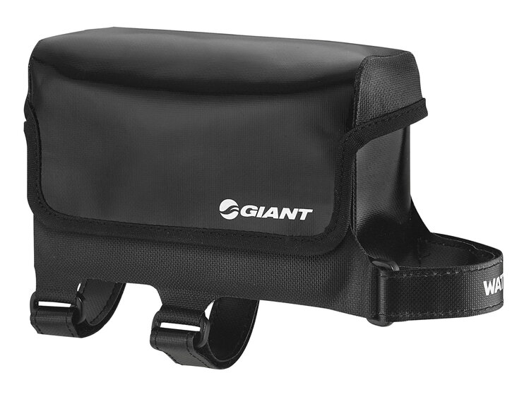 Giant Waterproof Top Tube Bag - Black, Large