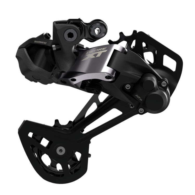 Shimano REAR DERAILLEUR, RD-M8150-12, DEORE XT, SGS 12-SPEED, TOP NORMAL, SHADOW PLUS DESIGN, DIRECT ATTACHMENT ONE