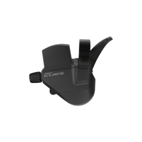 Shimano SHIFT LEVER, SL-U4000-L, CUES, LEFT, 2-SPEED RAPIDFIRE PLUS MONO, 1800MM INNER, W/ OPTICAL GEAR DISPLAY, W/OT-SP41 BLACK OUTER 600MM ONE
